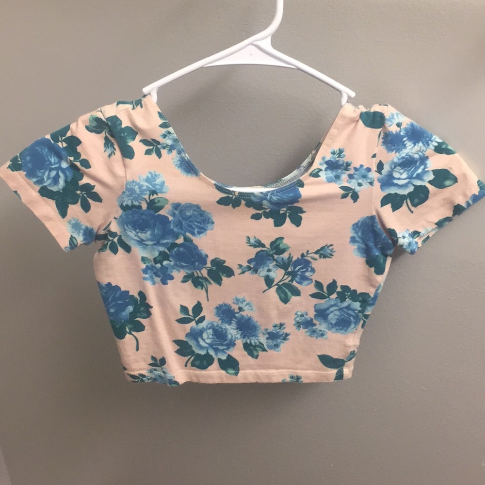 Floral crop top